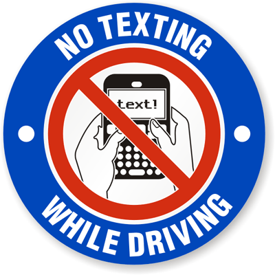 no-texting-while-driving-label-lb-1548