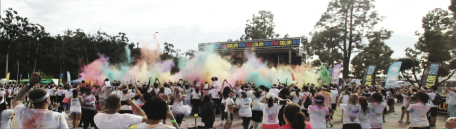 CHS students participate in Color Run