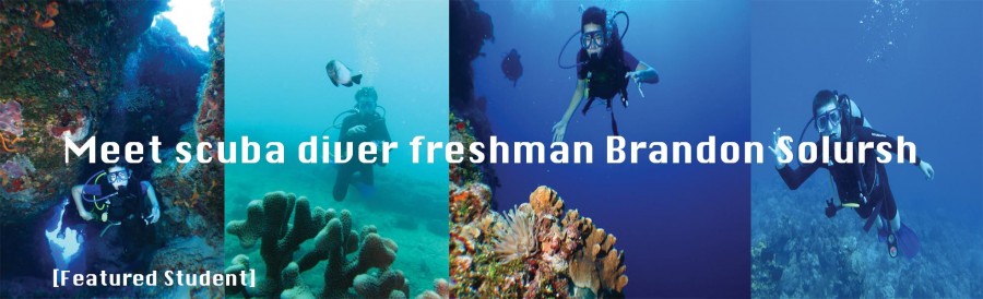 Meet scuba diver freshman Brandon Solursh