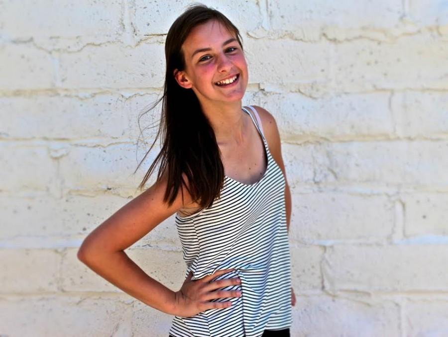 From class to television sets, freshman Emmie Romanovich reaches for stardom 