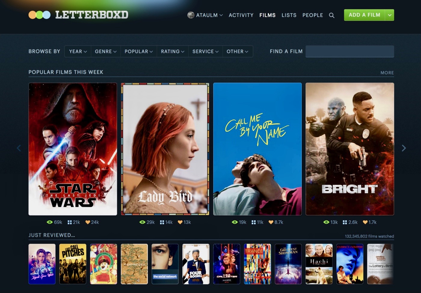 New to Letterboxd so I'm trying to expand my watchlist. Grew up on