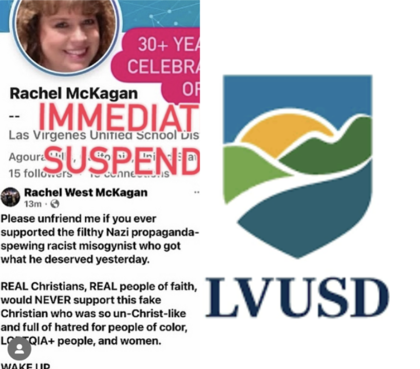 LVUSD teacher sues district after suspension for Charlie Kirk social media post