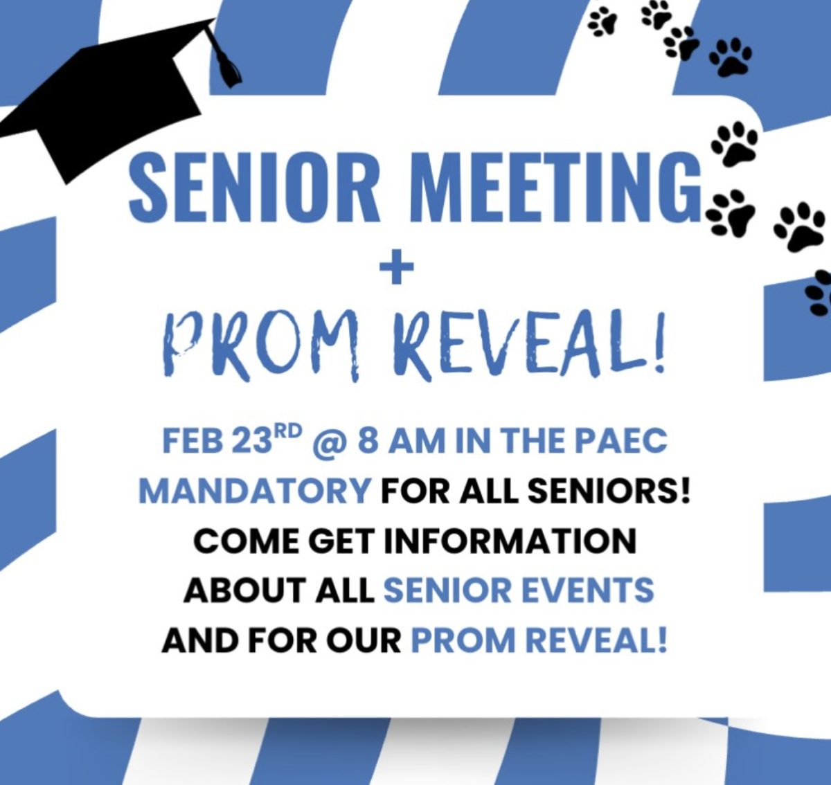 Class of 2026 prepares for final months after senior meeting and prom reveal